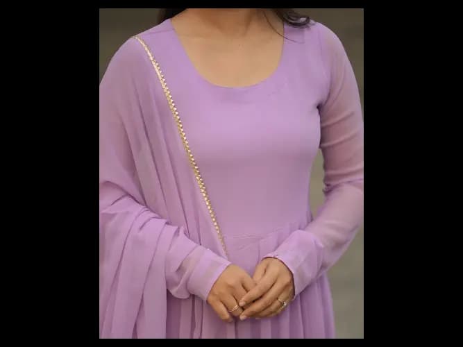 Jaisalmer Lavender (Kurti Dupatta) (6)