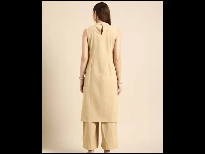 Regular Pure Cotton Kurta with Palazzos (4)
