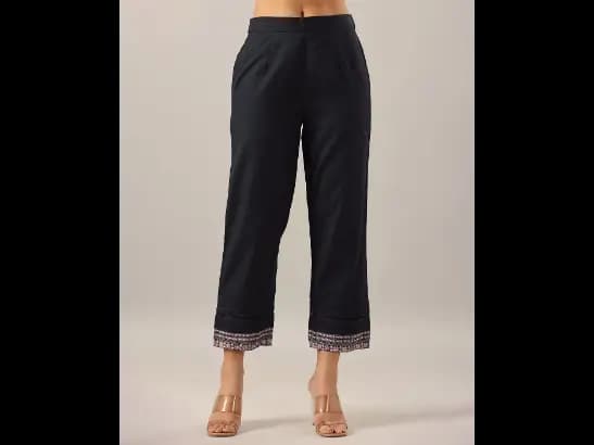 Straight Pants with Side Pockets (2)