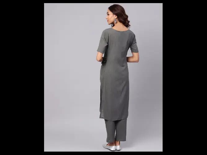 Straight Kurta Suit Set with Tie-U (2)