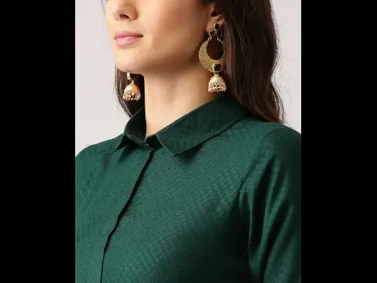 Women Green Kurta (2)
