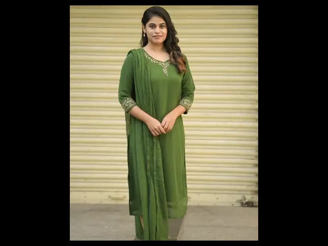 Sudha Green (Kurti Dupatta) (3)