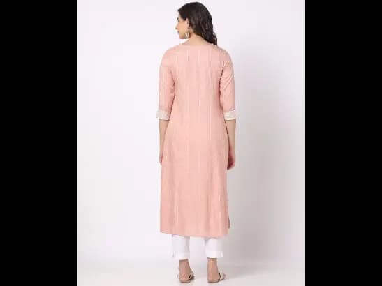 Striped A-Line Kurta (3)