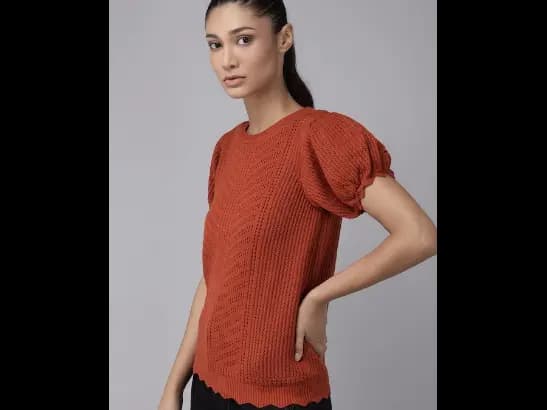 The Lifestyle Co Red Pure Cotton Blouson (2)