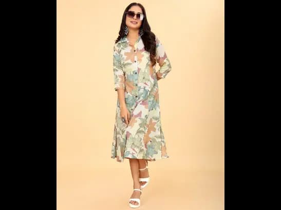 Button-Down Straight Kurta