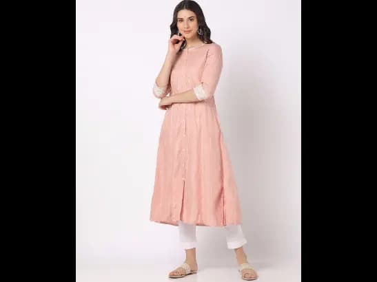 Striped A-Line Kurta