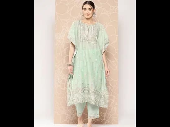 Ethnic Motifs Printed Regular Kurta with Trousers