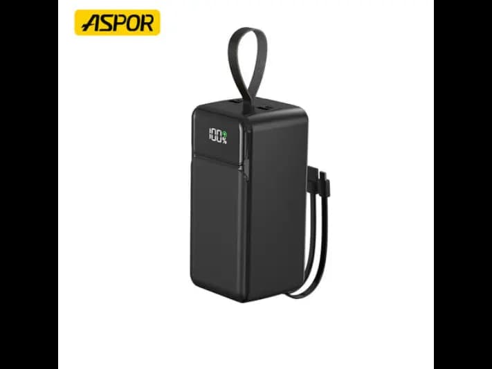 Aspor A319 22.5W 50000mAh Fast Charging Power Bank with 3 Cables (3)