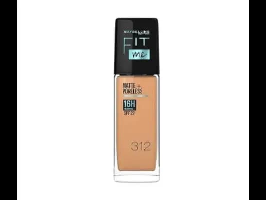 MAYBELLINE MATTE+ PORELESS 16H SPF 22 FOUNDATION NO 312 (GOLDEN) 30ML