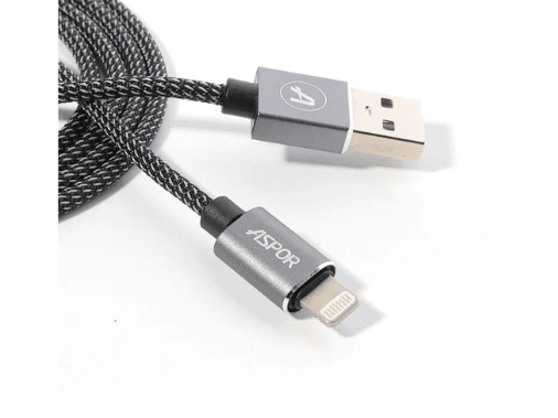 ASPOR Micro USB/Type C/Lightning Cable 1M - 3.1A Fast Charge - AC27, AC25, AC26 (4)