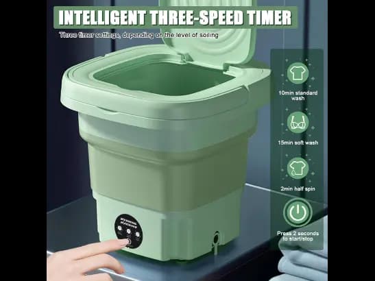 FOLDABLE PORTABLE WASHING MACHINE ZM-01-10 (4)