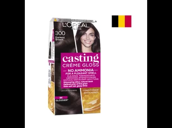 L'OREAL PARIS CASTING CREME 300 – DARKEST BROWN -24ML+21G