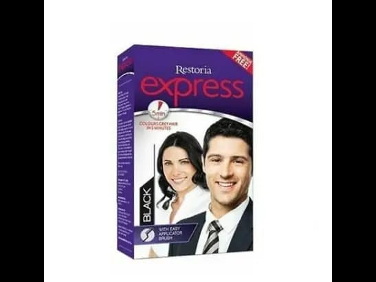 RESTORIA EXPRESS BLACK 5 MINUTES HAIR COLOUR 100G