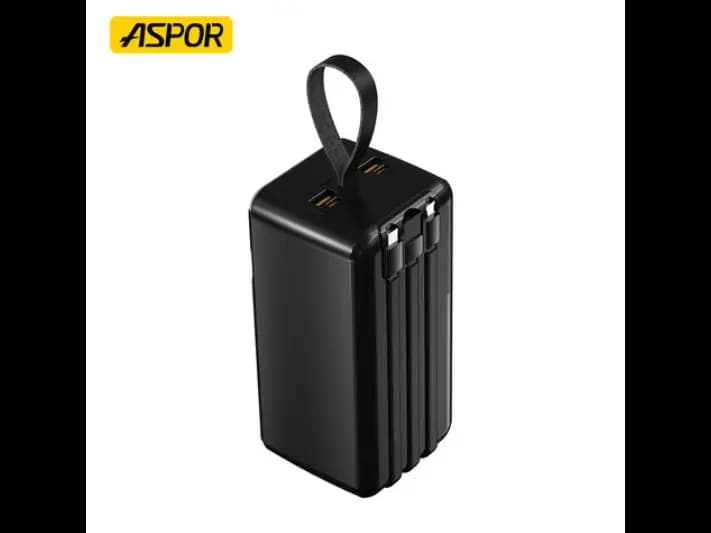 Aspor A319 22.5W 50000mAh Fast Charging Power Bank with 3 Cables (4)