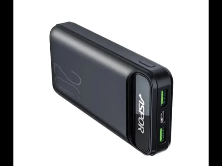 Aspor 20000mAh Power Bank With PD Charging A396 (3)