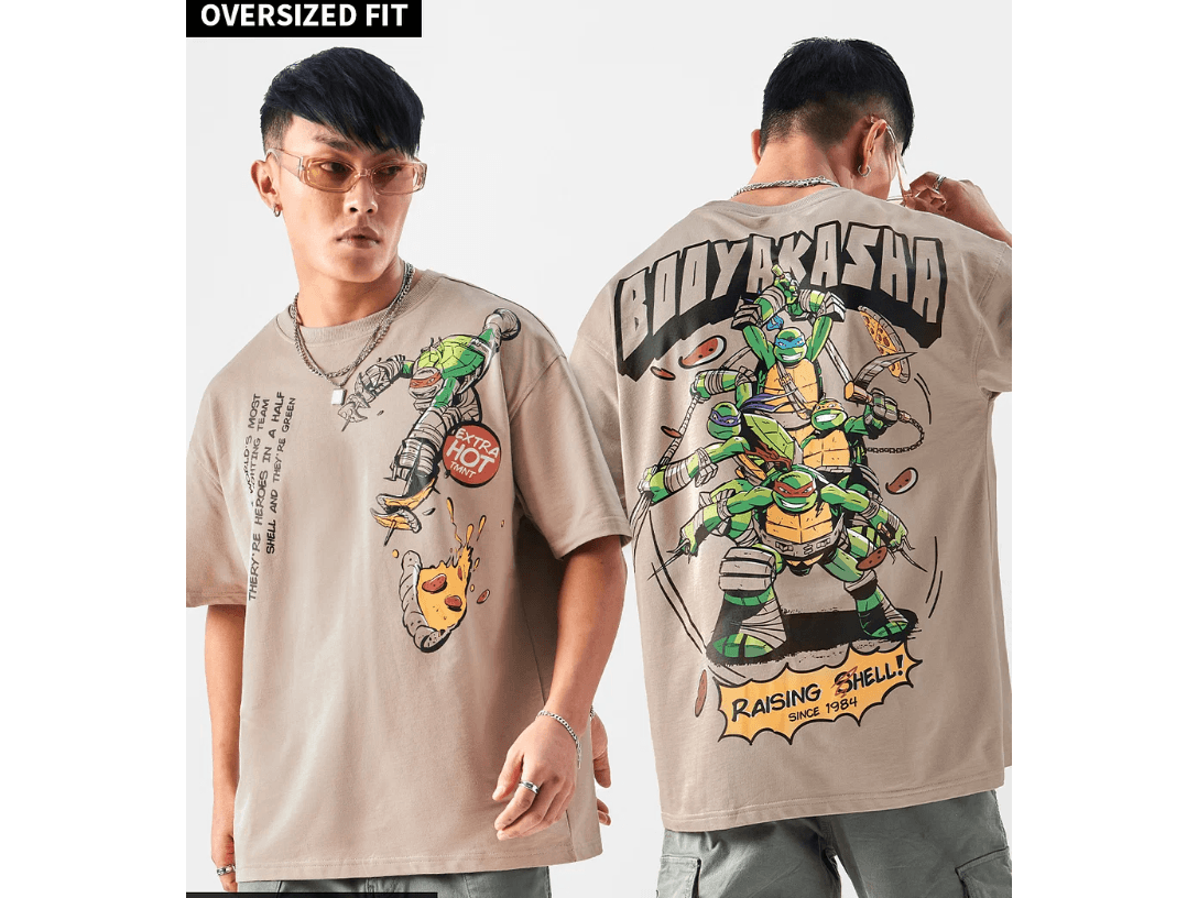 TMNT: Booyashaka Oversized T-Shirts
