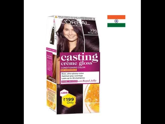 L'OREAL PARIS CASTING CREME 316 – BURGUNDY -24ML+21G