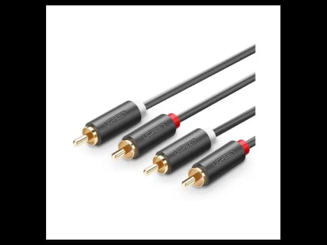Ugreen 10520 2RCA Male To 2RCA Male Cable 5m – Black (3)