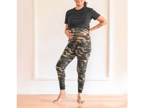 KEMI BLUSH MUMMY LEGGINGS
