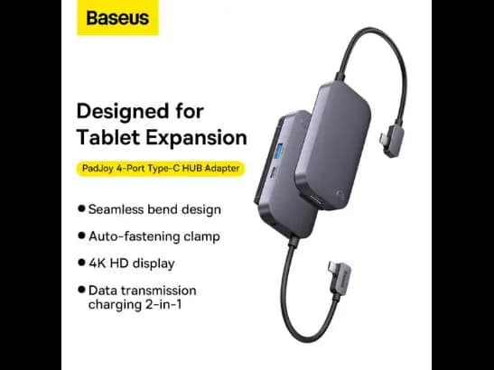 Baseus 4-Port PadJoy Type-C HUB Adapter - WKWJ000013 (4)