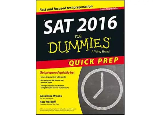 SAT 2016 for Dummies: Quick Prep - 9788126559763