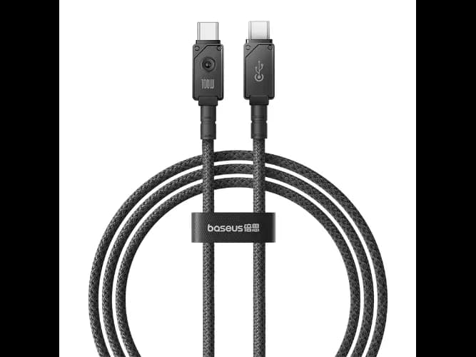 Baseus 1m Unbreakable Series Fast Charging Data Cable Type-C to Type-C 100W Cluster Black – P10355800111-00 – 6 Months Warranty (4)