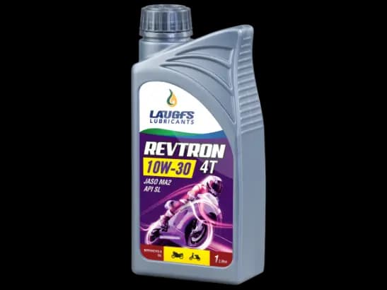 LAUGFS REVTRON 4T (10W-30) API SL/JASO MA2 | MOTORCYCLE OIL -