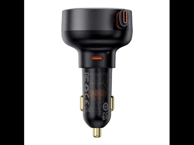 Baseus 60W Enjoyment Pro Car Charger C Retractable Type-C Cable (6)