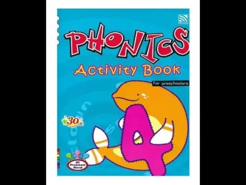 Phonics Activity Book 4 For Preschoolers