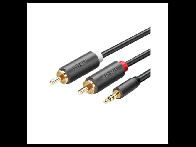 Ugreen 10512 3.5mm Male To 2 RCA Male Audio Cable 3m