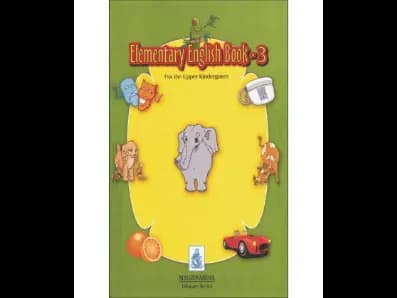 Elementary English Book 3 – For the Upper Kindergarten