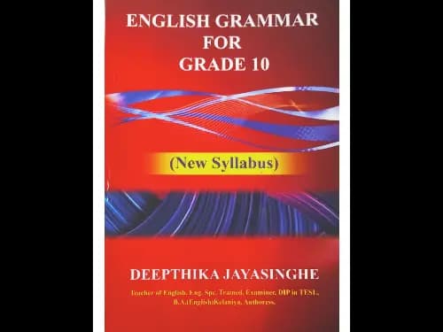 ENGLISH GRAMMAR FOR GRADE 10