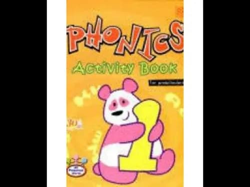Phonics Activity Book 1 For Preschoolers