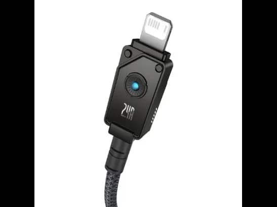 Baseus Unbreakable Series Fast Charging Data Cable USB to iP 2.4A 1m Cluster Black - P10355802111-00 (4)