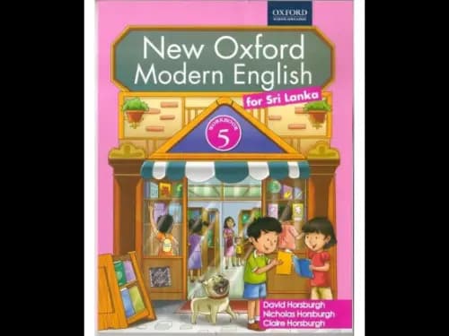 New Oxford Modern English Work Book 5 For Sri Lanka