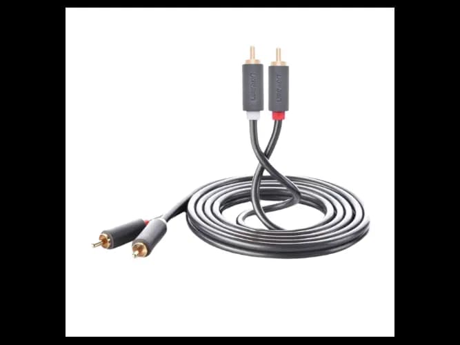 Ugreen 10520 2RCA Male To 2RCA Male Cable 5m – Black (4)