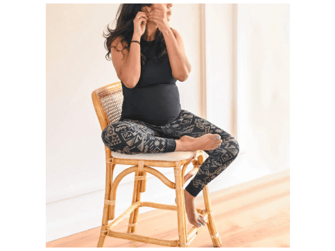 KEMI BLUSH MUMMY LEGGINGS