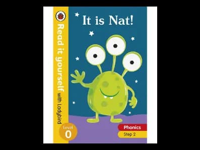 Read it yourself with Ladybird Level 0: It is Nat! (phonics Step 2)