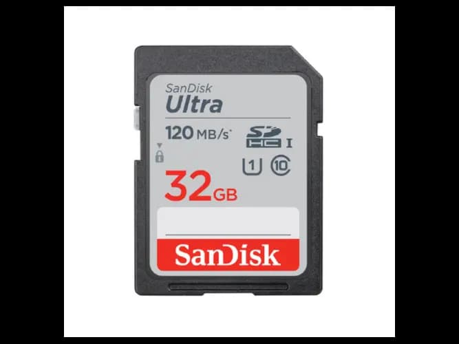 SanDisk Ultra 32GB SDHC 120 MB/S UHS-I Memory Card