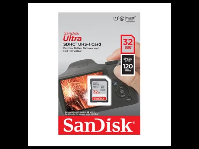 SanDisk Ultra 32GB SDHC 120 MB/S UHS-I Memory Card (2)