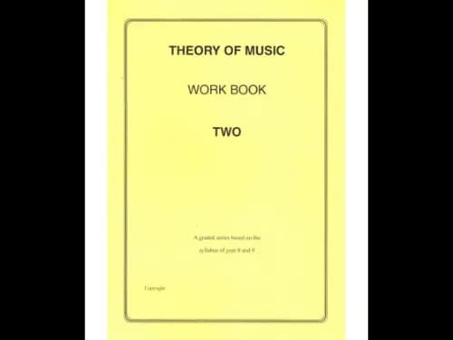 Theory Of Music Work Book 2