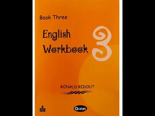 Book Three English Workbook 3
