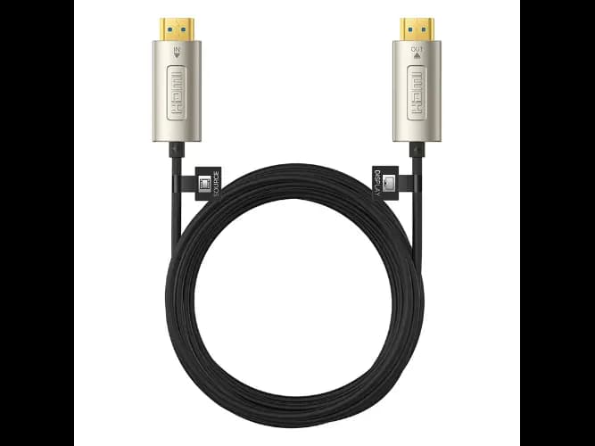 Baseus 15m 4K High Definition Series Optic Fiber HDMI to HDMI Adapter Cable Black – WKGQ050201 – 6 Months Warranty (5)