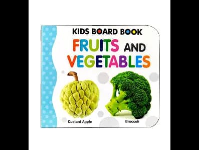 Kids Board Book Fruits And Vegetables