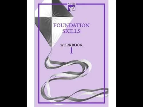 English Foundation Skills Work Book 1 (Nelson)