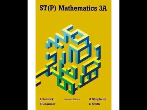 St(P) Mathematics 3a