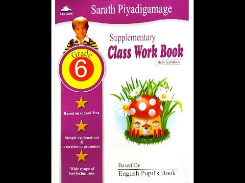 Grade 6 – Supplementary Class Work Book Based on English Pupil’s Book