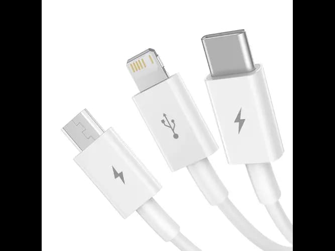Baseus Superior Series 1m Fast Charging Data Cable USB to M L C 3.5A Stellar White – P10320105221-00 – 6 Months Warranty (6)
