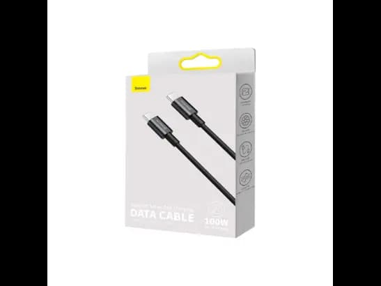Baseus Fast Charging Data Cable Type-C to Type-C-100W -1m-Superior Series-Black- CATYS-B01- 6 Months Warranty (3)