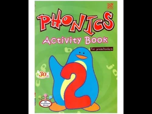 Phonics Activity Book 2 For Preschoolers